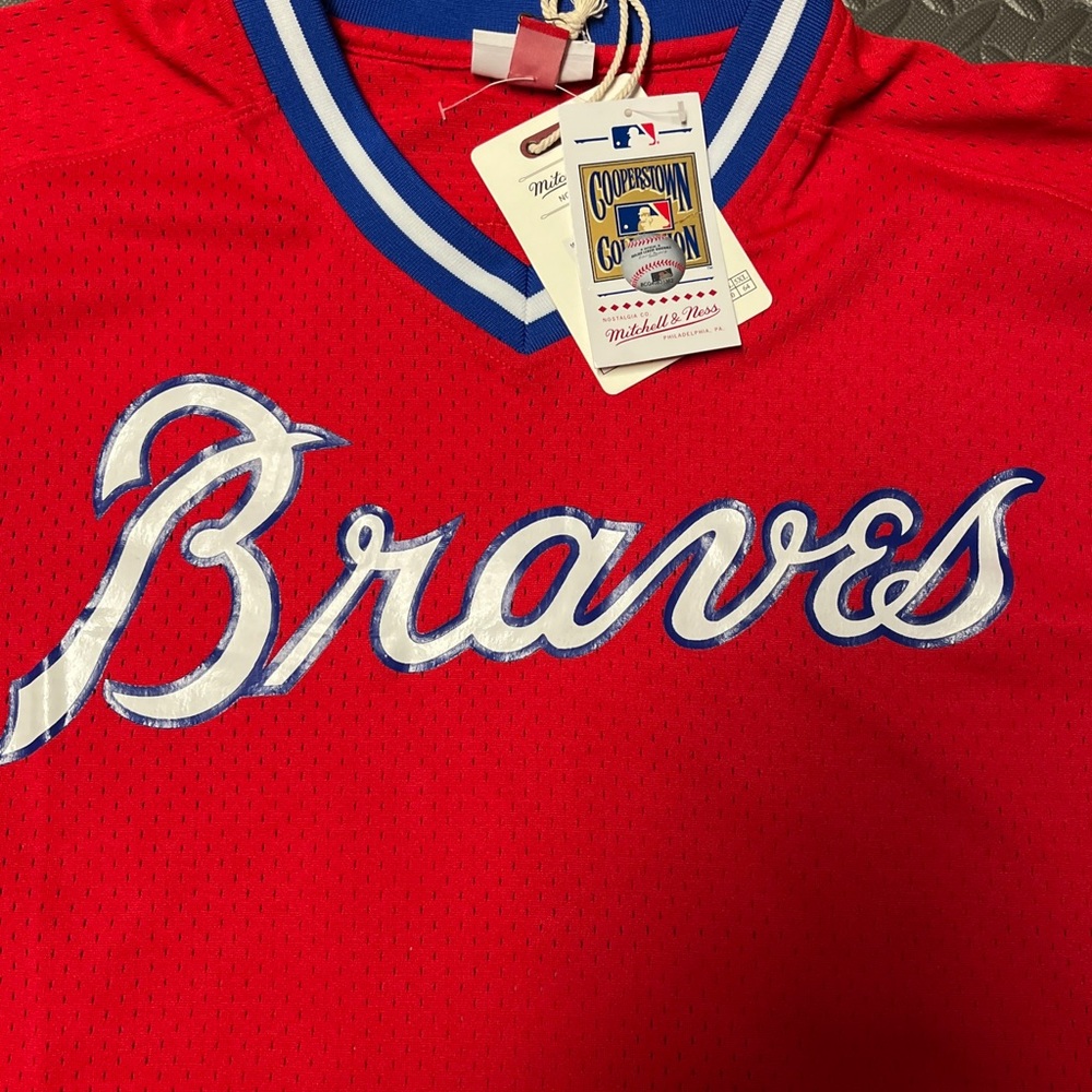 Dale Murphy Jersey XL Mitchell & Ness Cooperstown Collection MLB Atlanta… - Picture 8 of 11